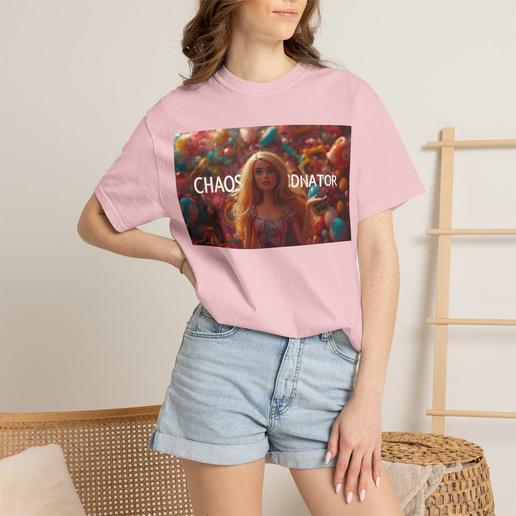 Chaos Coordinator Graphic T-Shirt — Barbie-Inspired Pop Art Tee