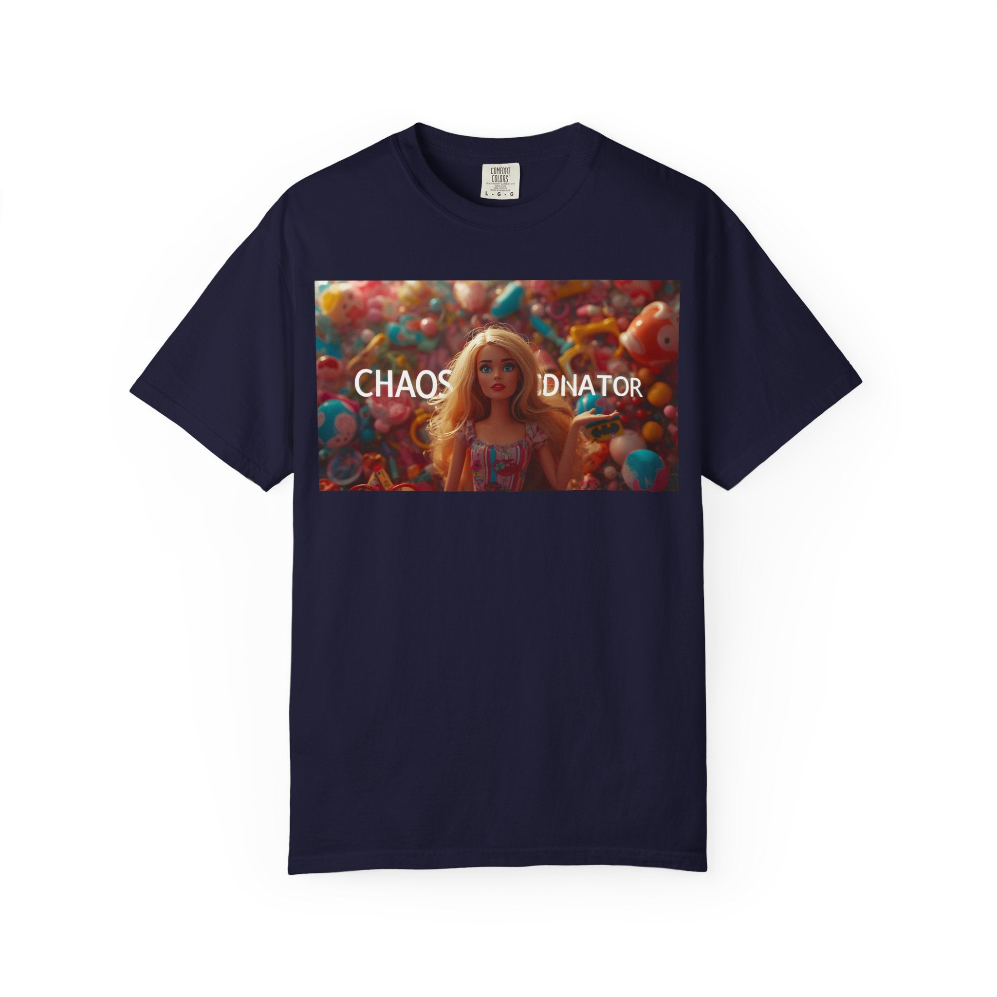 Chaos Coordinator Graphic T-Shirt — Barbie-Inspired Pop Art Tee