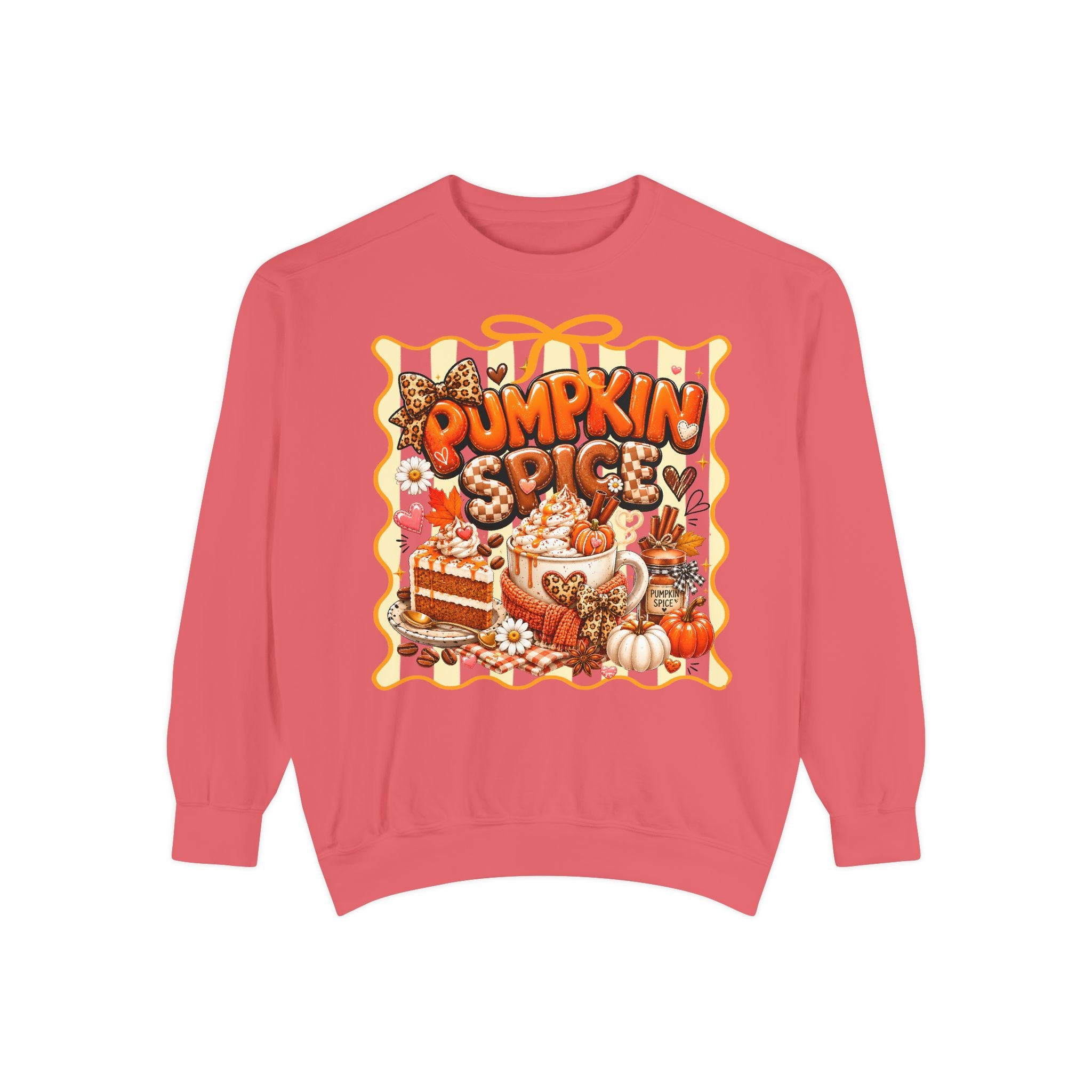 Pumpkin Spice Sweatshirt — Cozy Fall Autumn Graphic Pullover