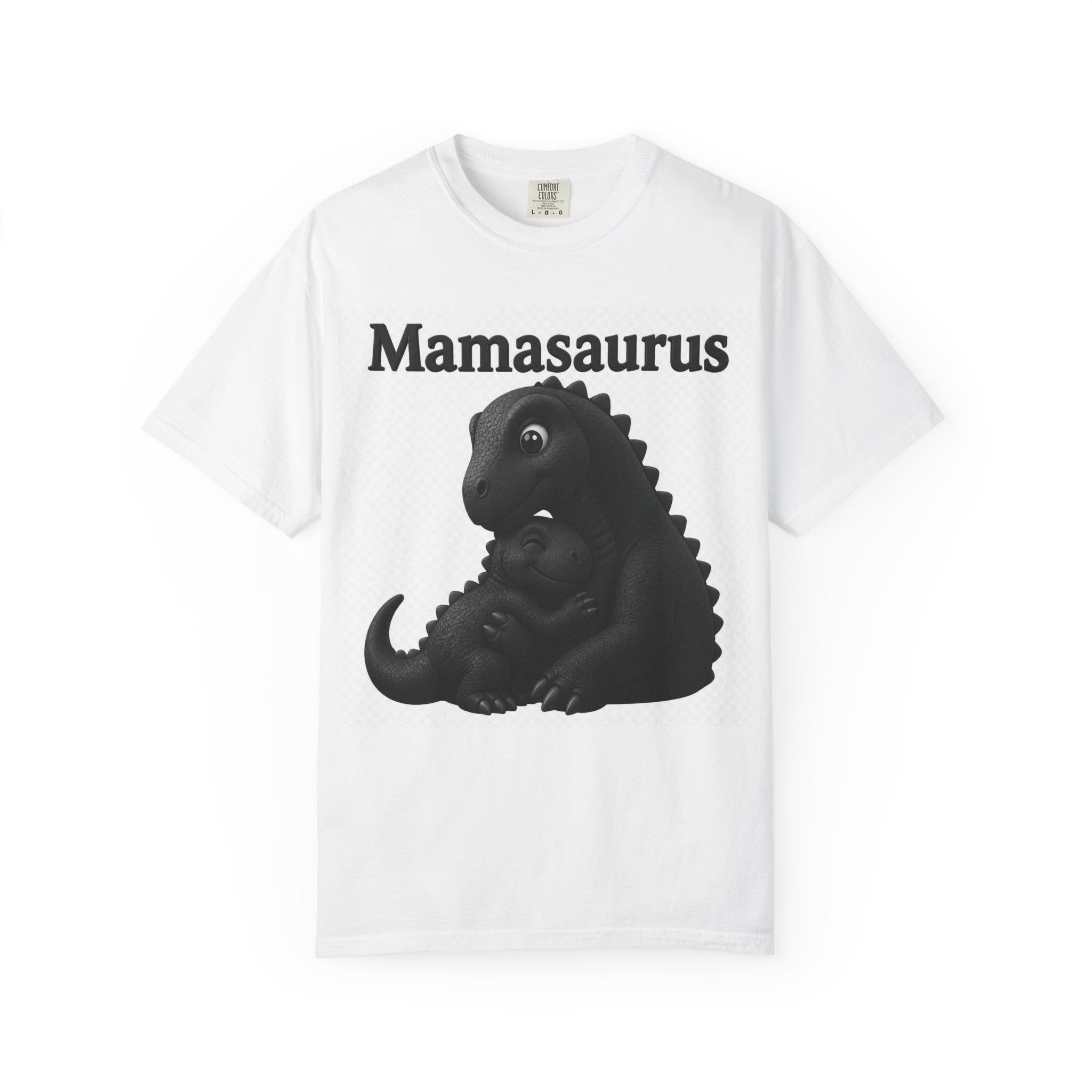Mamasaurus T-Shirt — Cute Mama Dinosaur Graphic Tee for Mother's Day
