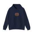 Momster Halloween Hoodie | spooky lettering, bats, purple orange collegiate