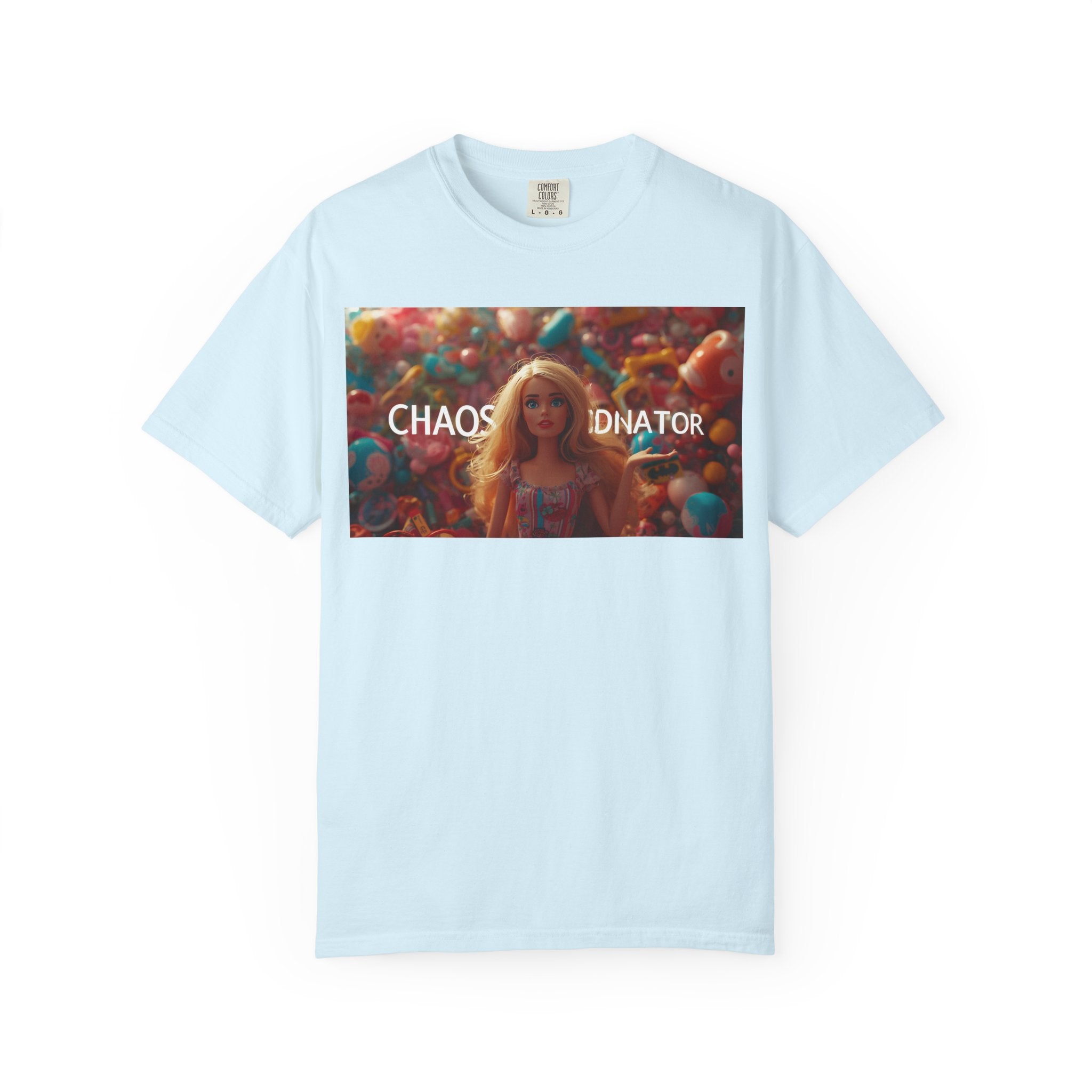 Chaos Coordinator Graphic T-Shirt — Barbie-Inspired Pop Art Tee