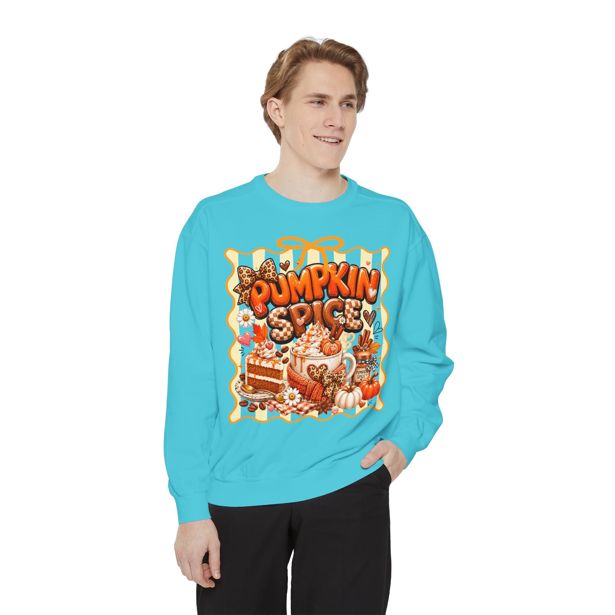 Pumpkin Spice Sweatshirt — Cozy Fall Autumn Graphic Pullover
