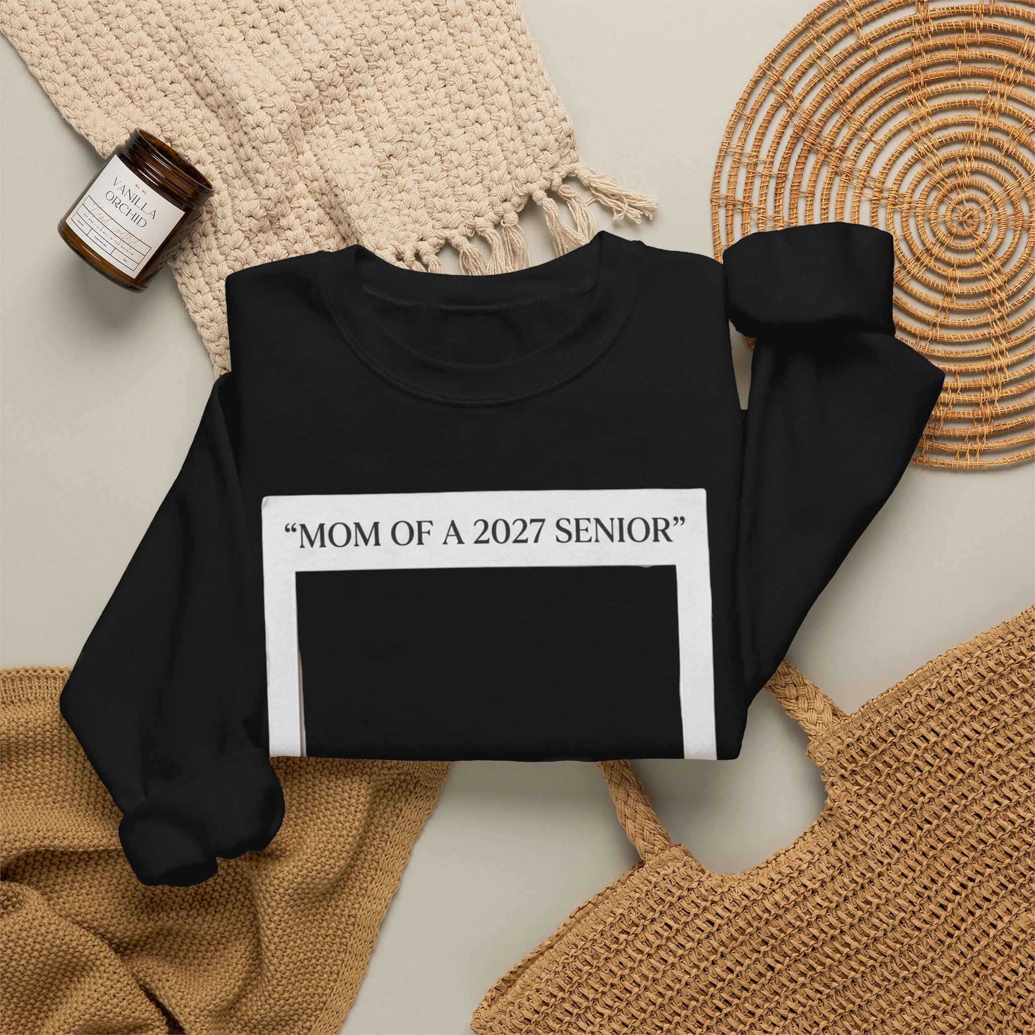 Mom of a 2027 Senior Crewneck Sweatshirt — Proud Senior Mom Gift