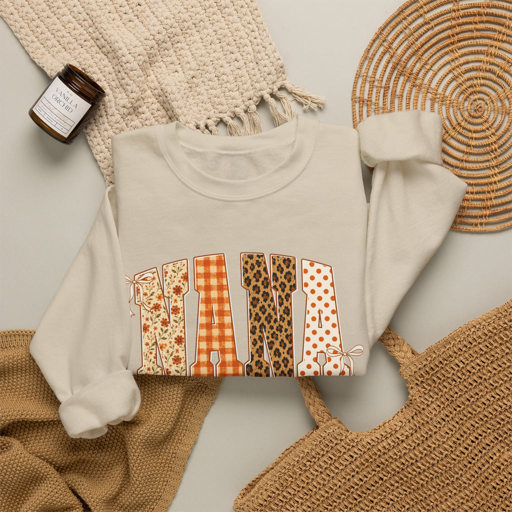 Fall Plaid Pumpkin Crewneck Sweatshirt