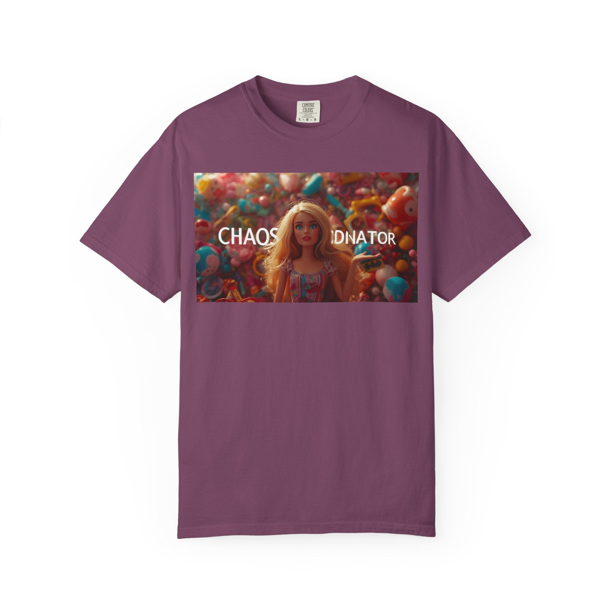 Chaos Coordinator Graphic T-Shirt — Barbie-Inspired Pop Art Tee