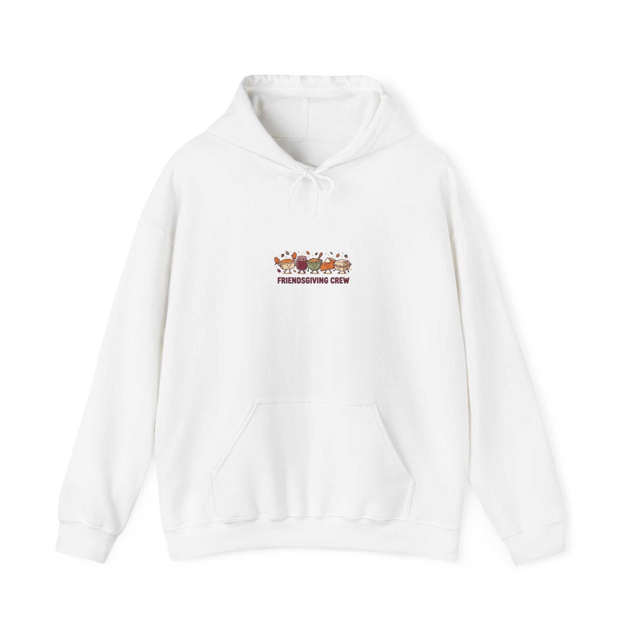 Friendsgiving Crew Hoodie, Thanksgiving turkey, fall foliage, harvest sweatshirt