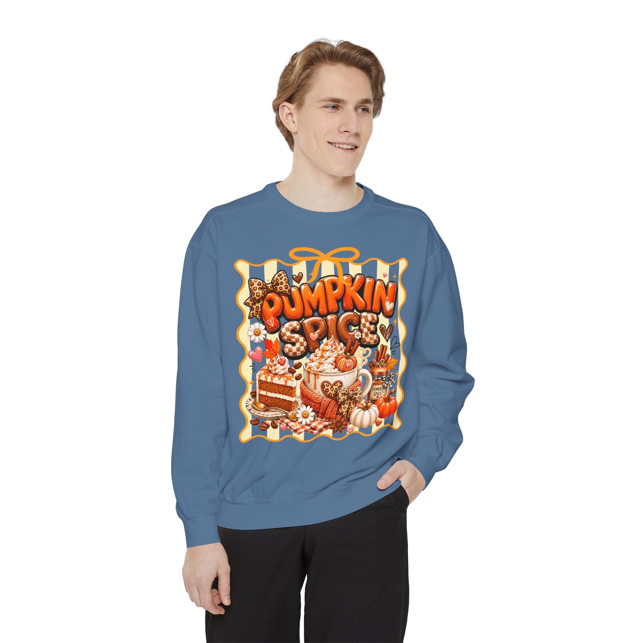 Pumpkin Spice Sweatshirt — Cozy Fall Autumn Graphic Pullover