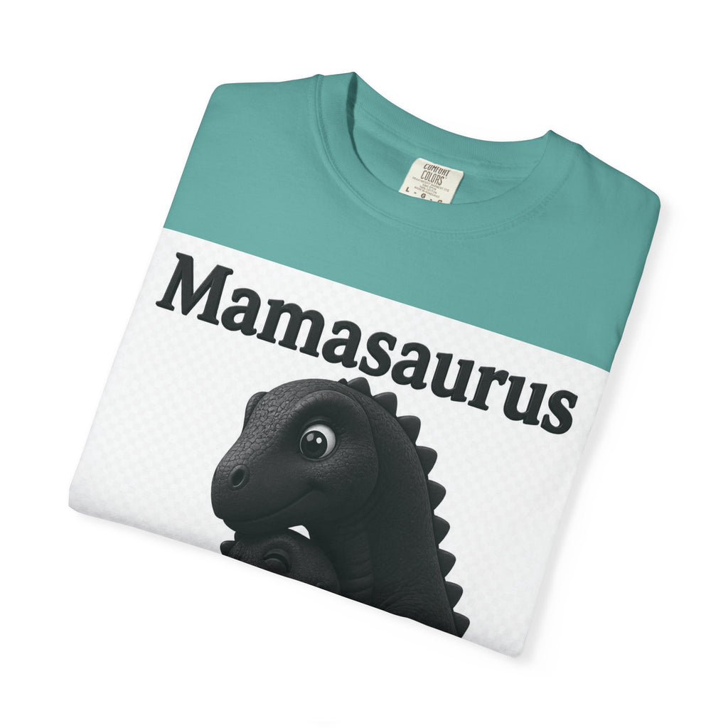 Mamasaurus T-Shirt — Cute Mama Dinosaur Graphic Tee for Mother's Day