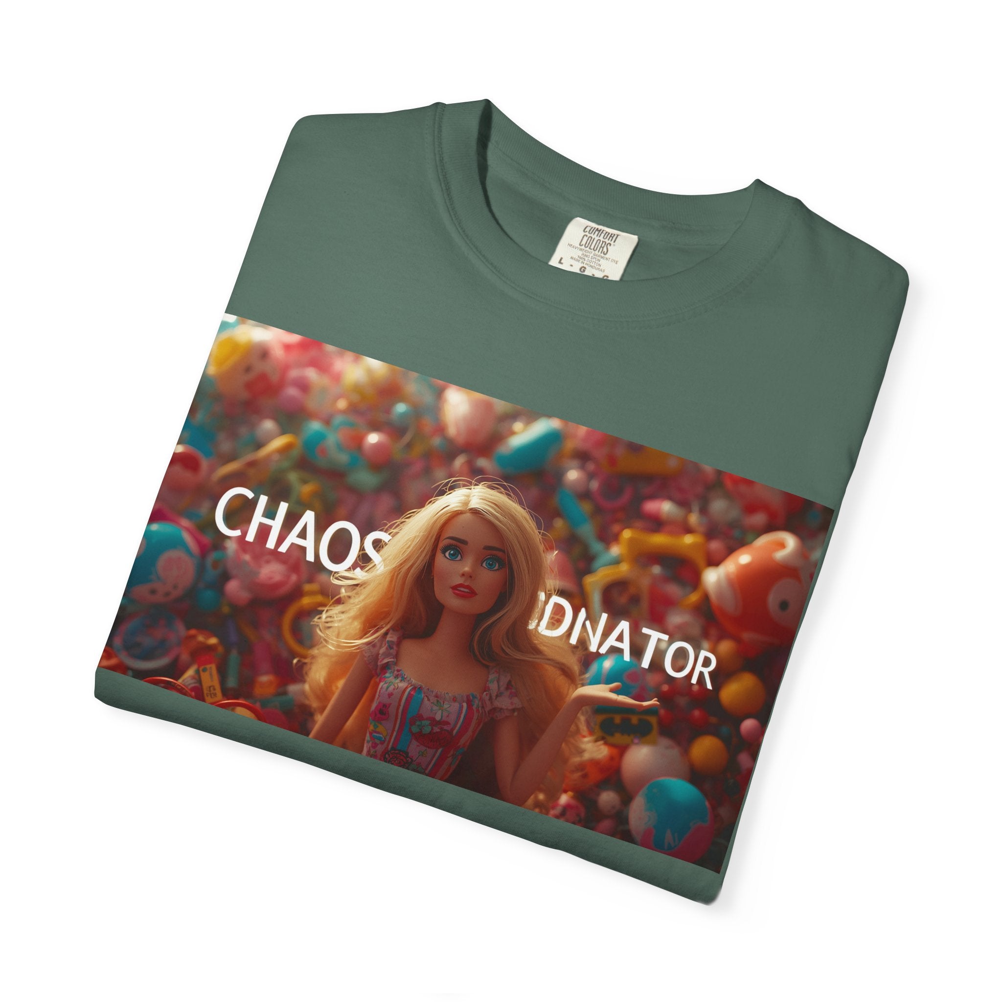 Chaos Coordinator Graphic T-Shirt — Barbie-Inspired Pop Art Tee