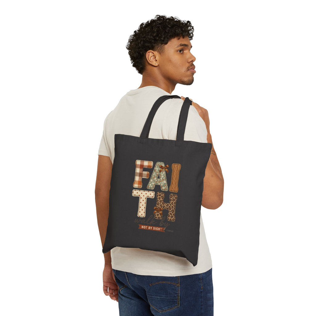 Faith Fall Tote | Christian Autumn, Scripture-Inspired Canvas Bag