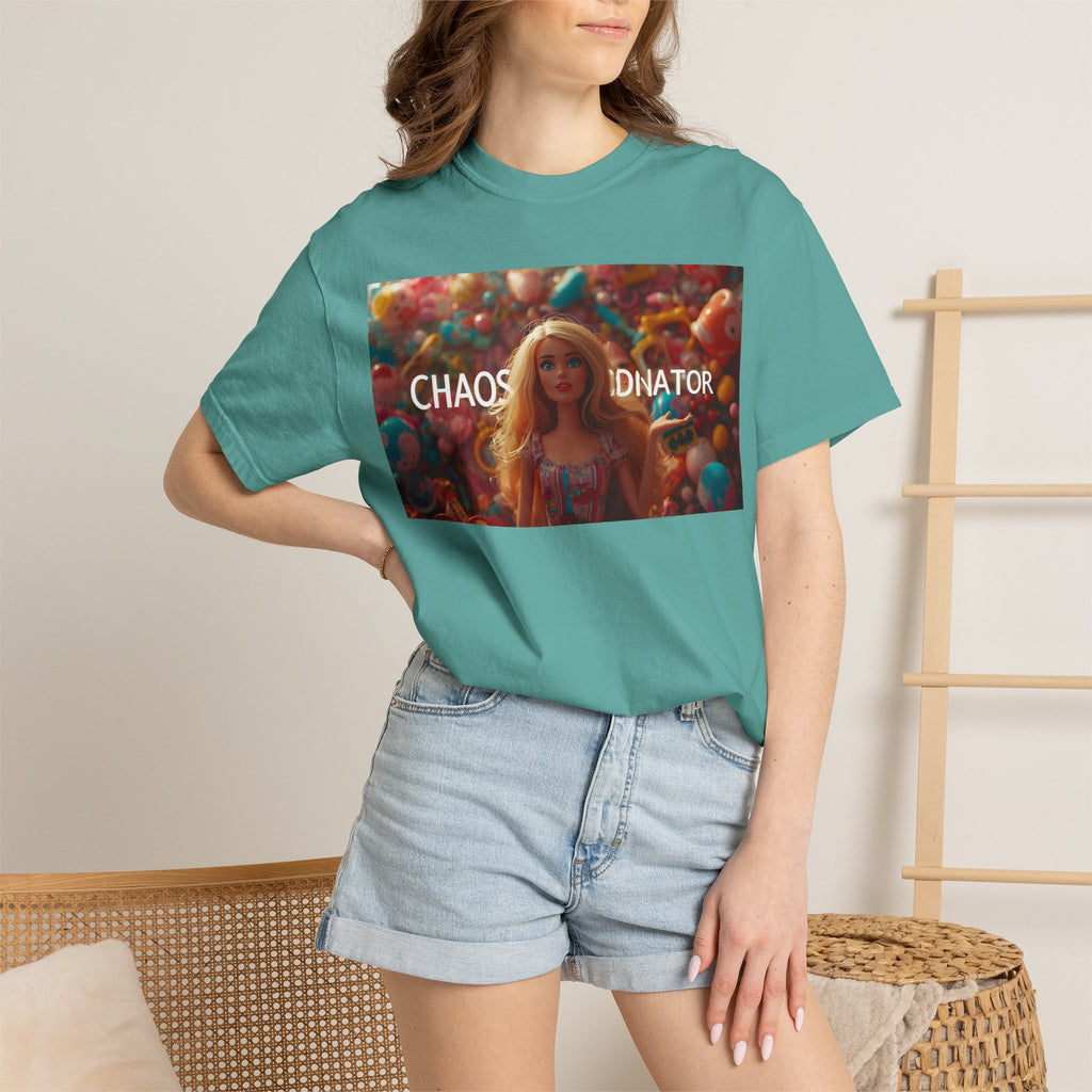 Chaos Coordinator Graphic T-Shirt — Barbie-Inspired Pop Art Tee