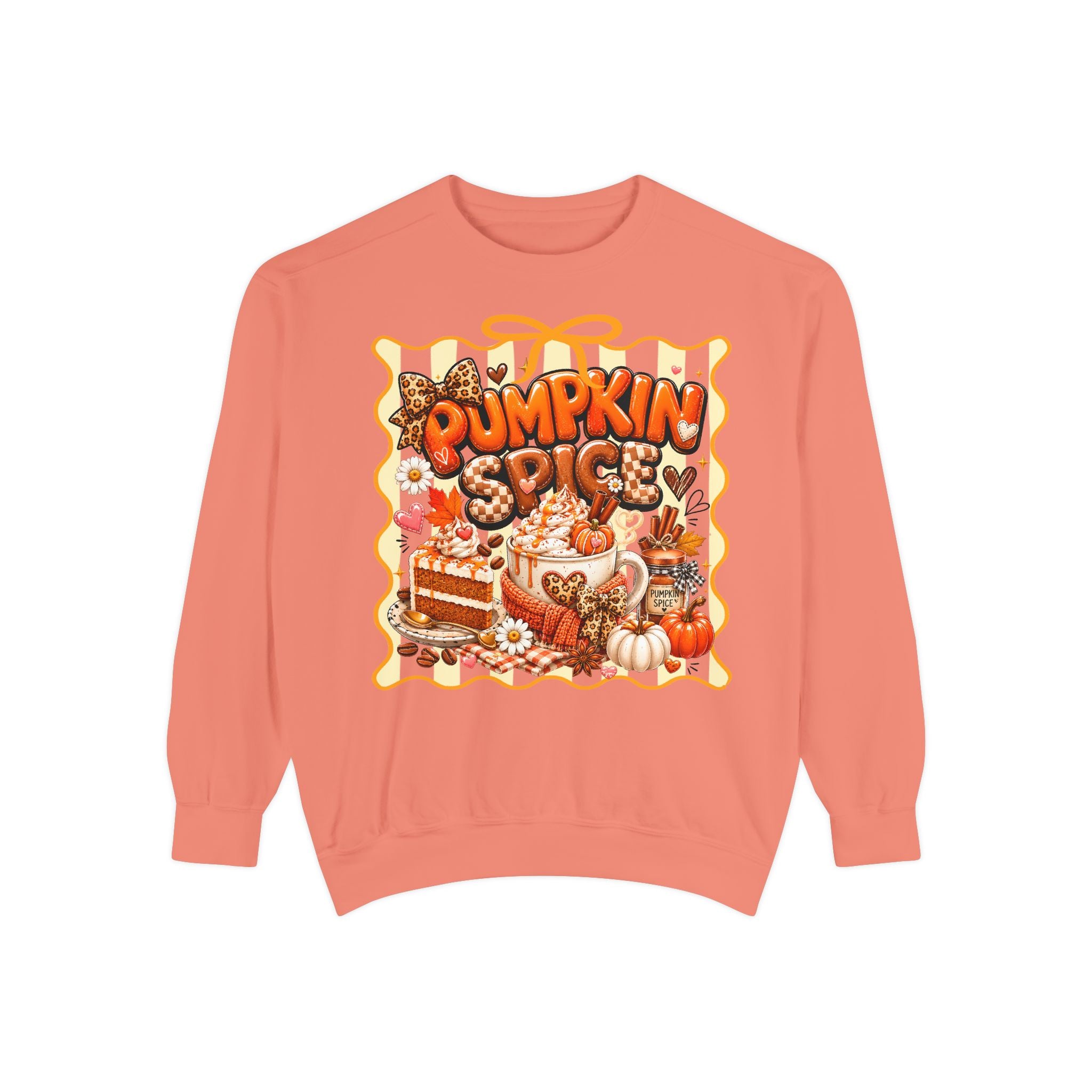 Pumpkin Spice Sweatshirt — Cozy Fall Autumn Graphic Pullover