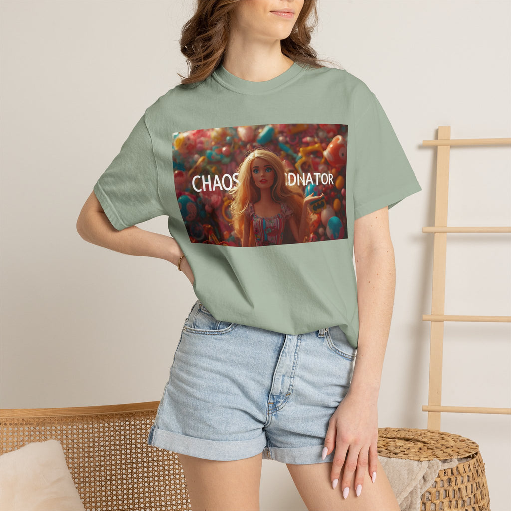 Chaos Coordinator Graphic T-Shirt — Barbie-Inspired Pop Art Tee