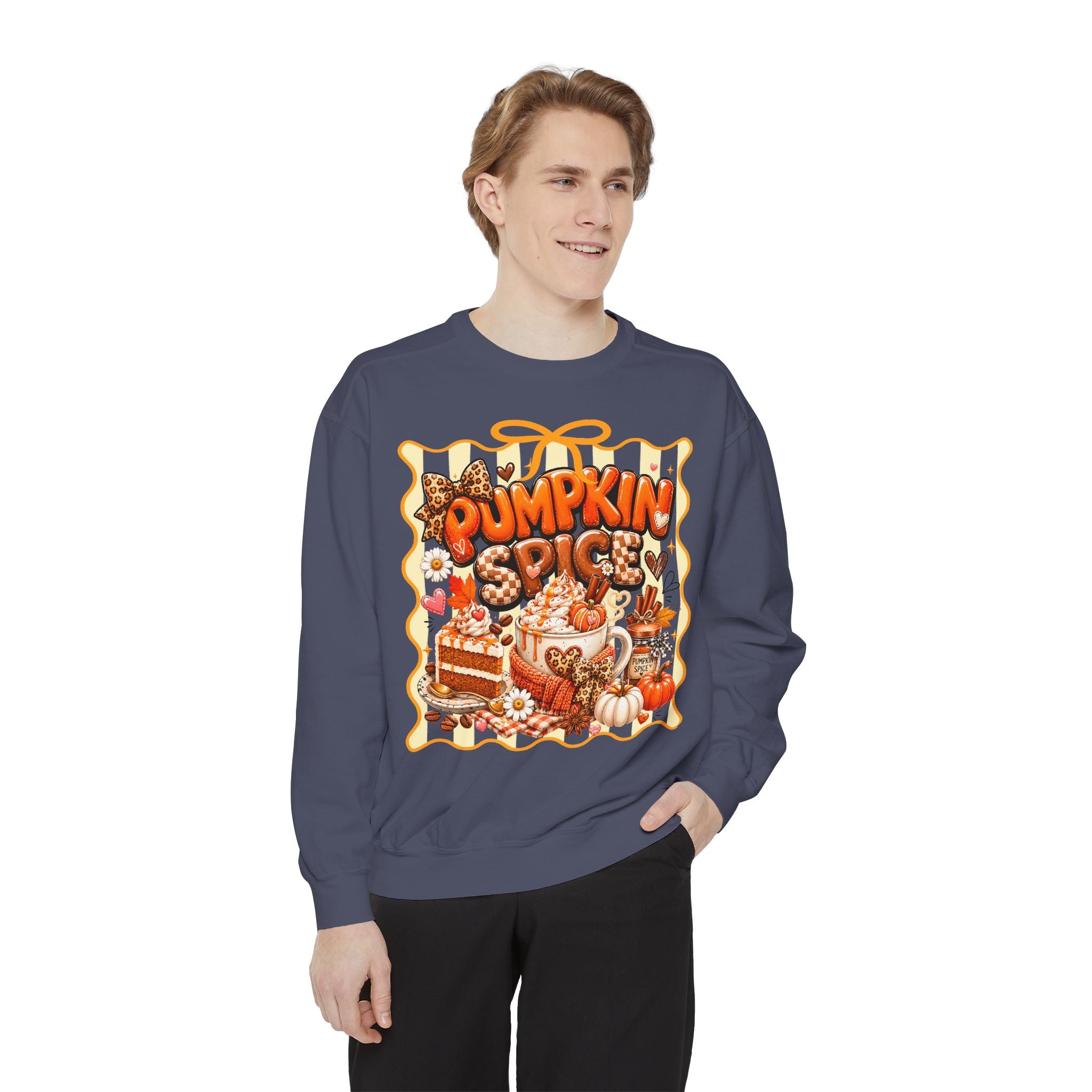 Pumpkin Spice Sweatshirt — Cozy Fall Autumn Graphic Pullover