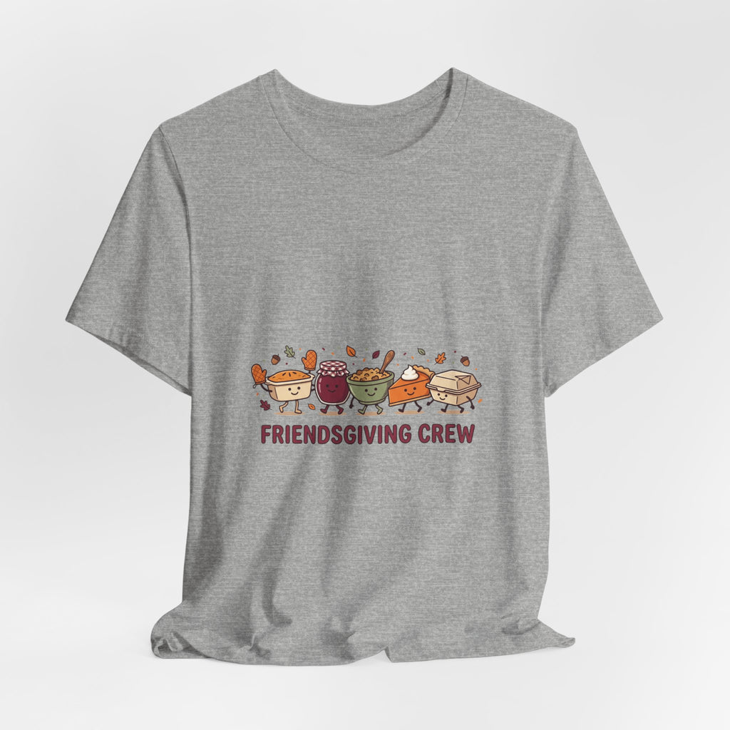 Friendsgiving Crew Tee | Thanksgiving Thanksgiving Turkey Pumpkin Pie Fall Foliage