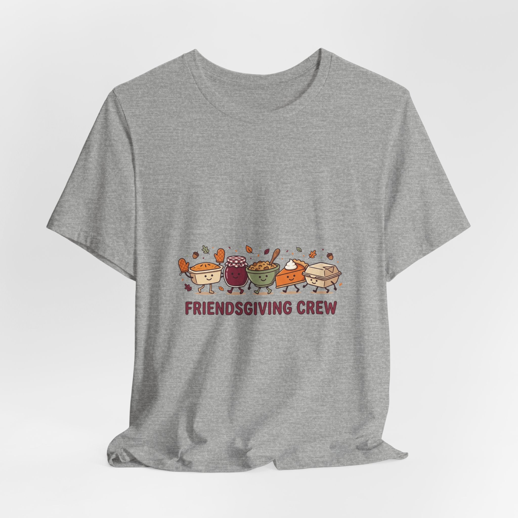 Friendsgiving Crew Tee | Thanksgiving Thanksgiving Turkey Pumpkin Pie Fall Foliage