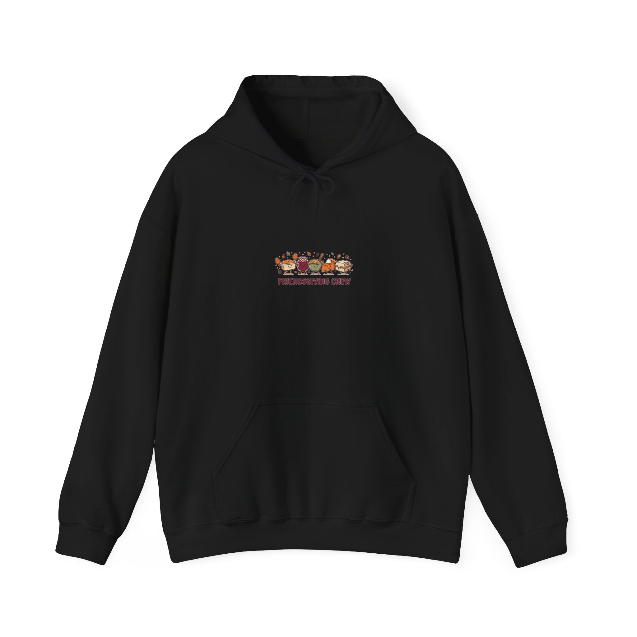Friendsgiving Crew Hoodie, Thanksgiving turkey, fall foliage, harvest sweatshirt