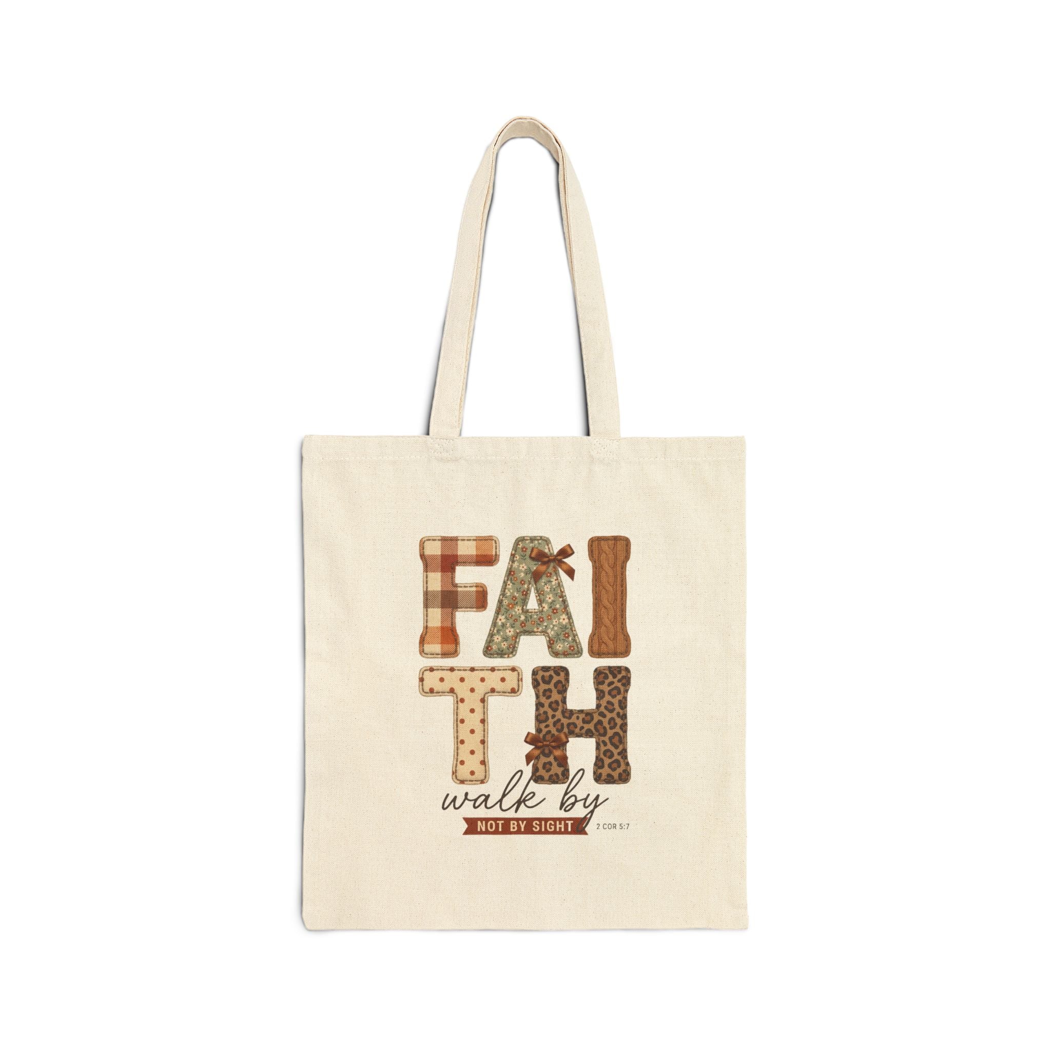 Faith Fall Tote | Christian Autumn, Scripture-Inspired Canvas Bag