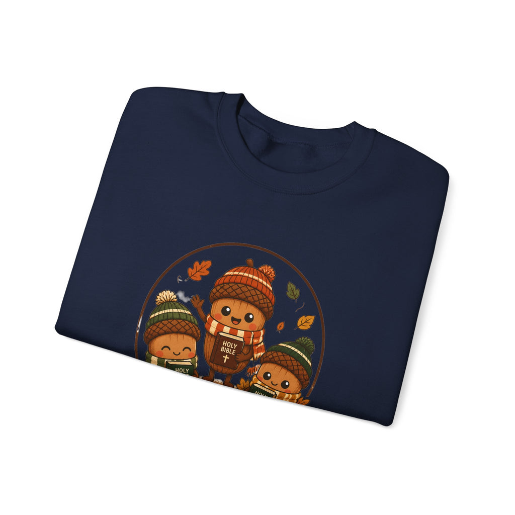 Grow in Him Sweatshirt | Christian Autumn, Fall Leaves Faith Apparel