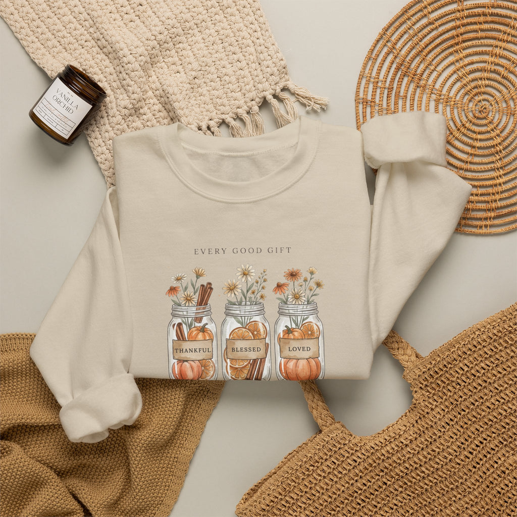 Roots from Above Crewneck Sweatshirt | Christian Autumn, Fall Leaves