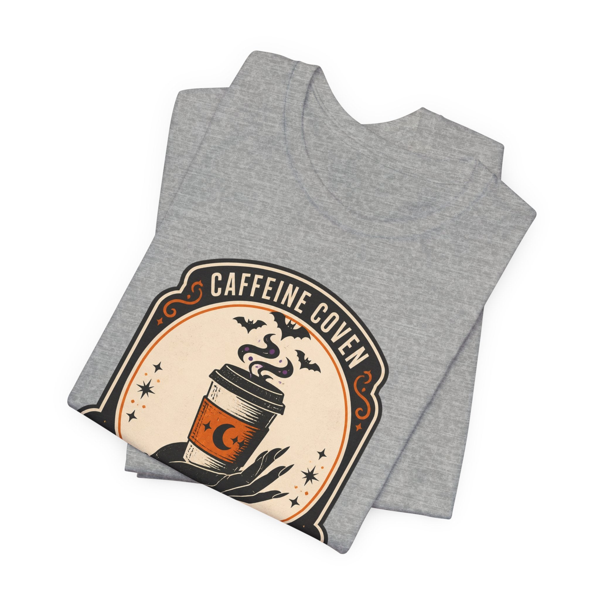 Momster Caffeine Coven Tee | Halloween Mom shirt, spooky coffee graphic