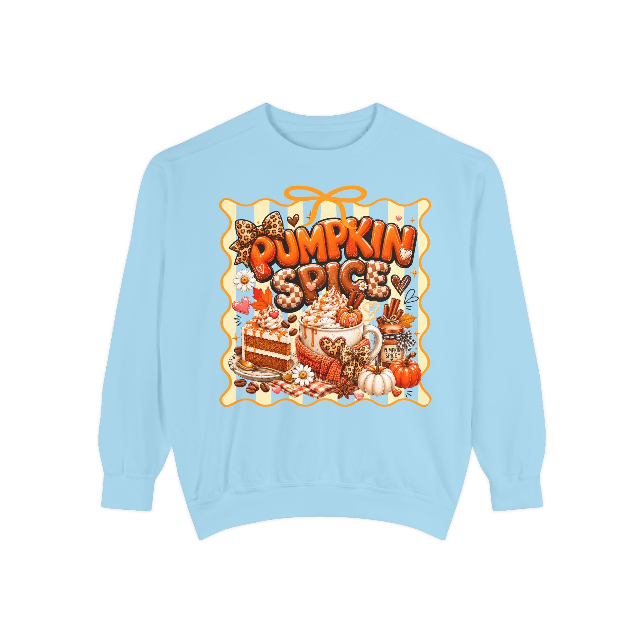 Pumpkin Spice Sweatshirt — Cozy Fall Autumn Graphic Pullover