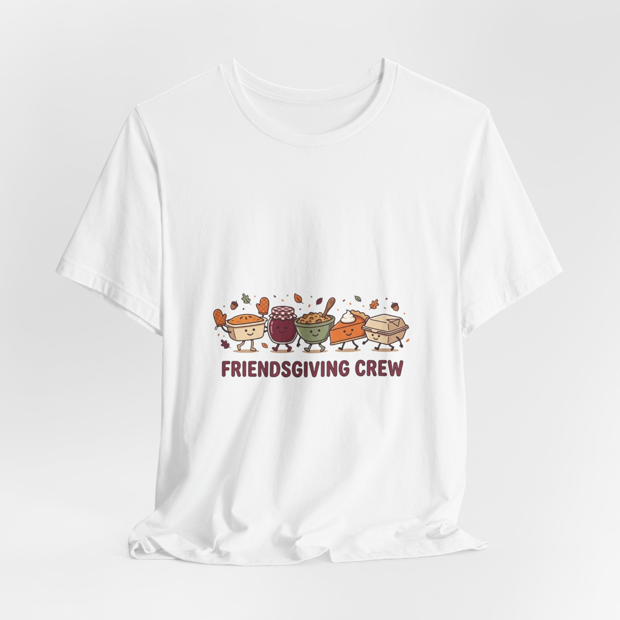 Friendsgiving Crew Tee | Thanksgiving Thanksgiving Turkey Pumpkin Pie Fall Foliage