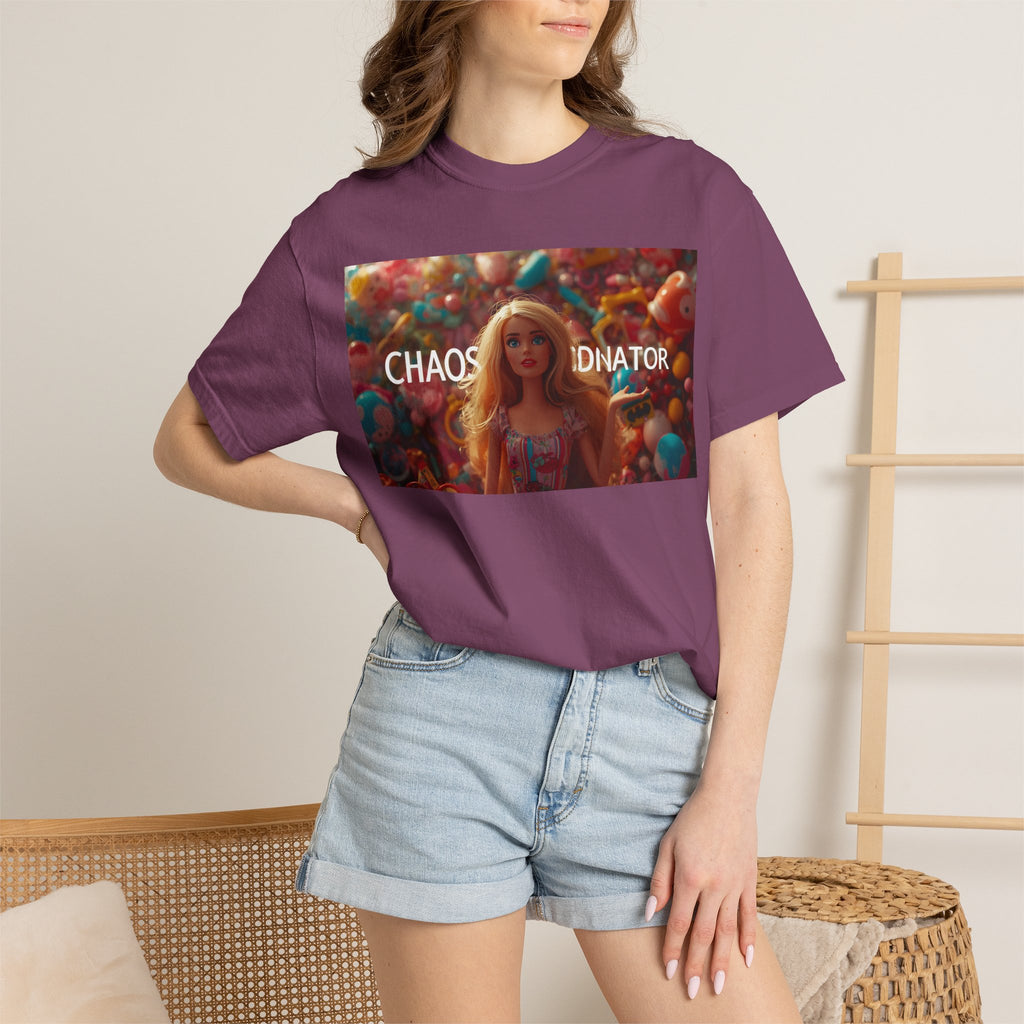 Chaos Coordinator Graphic T-Shirt — Barbie-Inspired Pop Art Tee