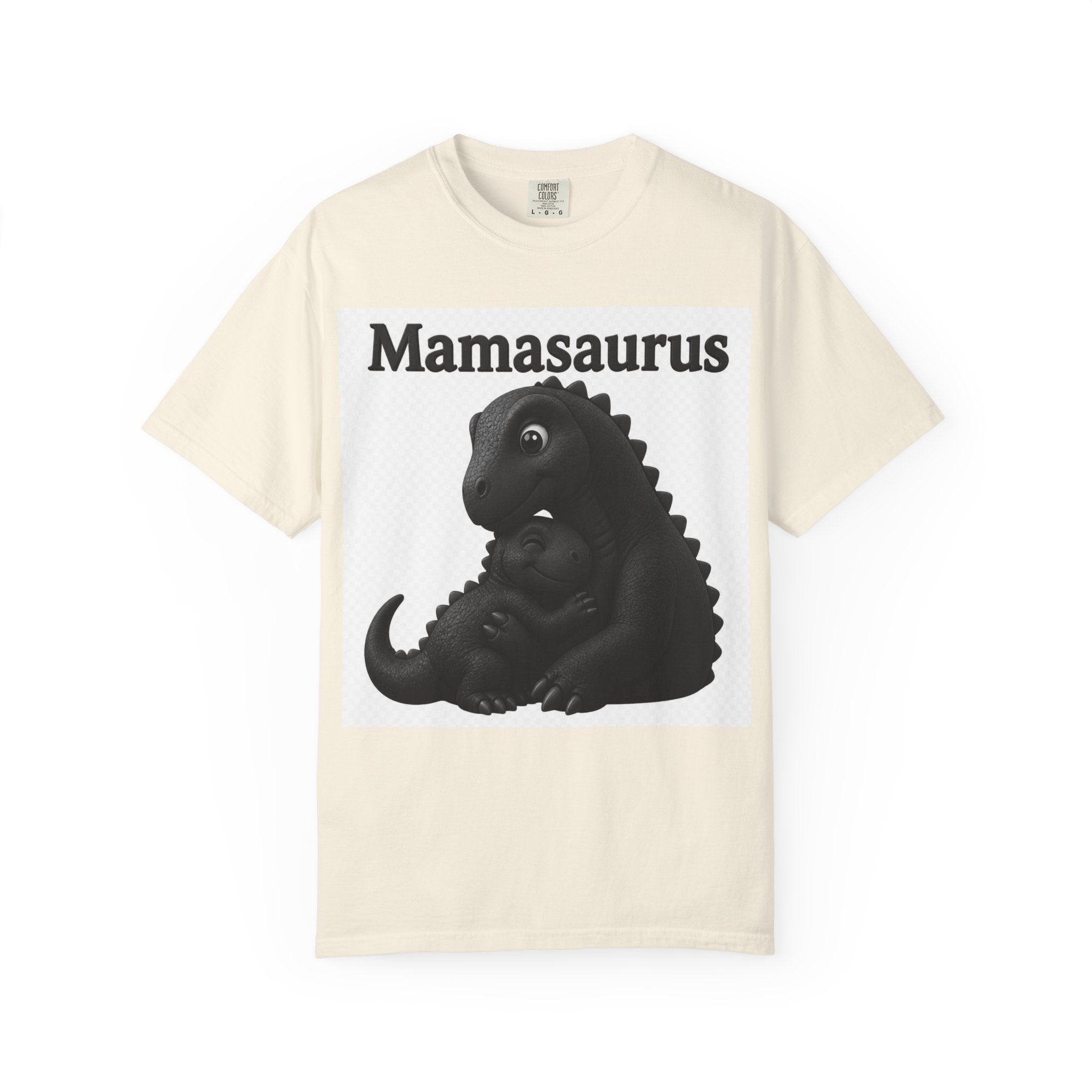 Mamasaurus T-Shirt — Cute Mama Dinosaur Graphic Tee for Mother's Day