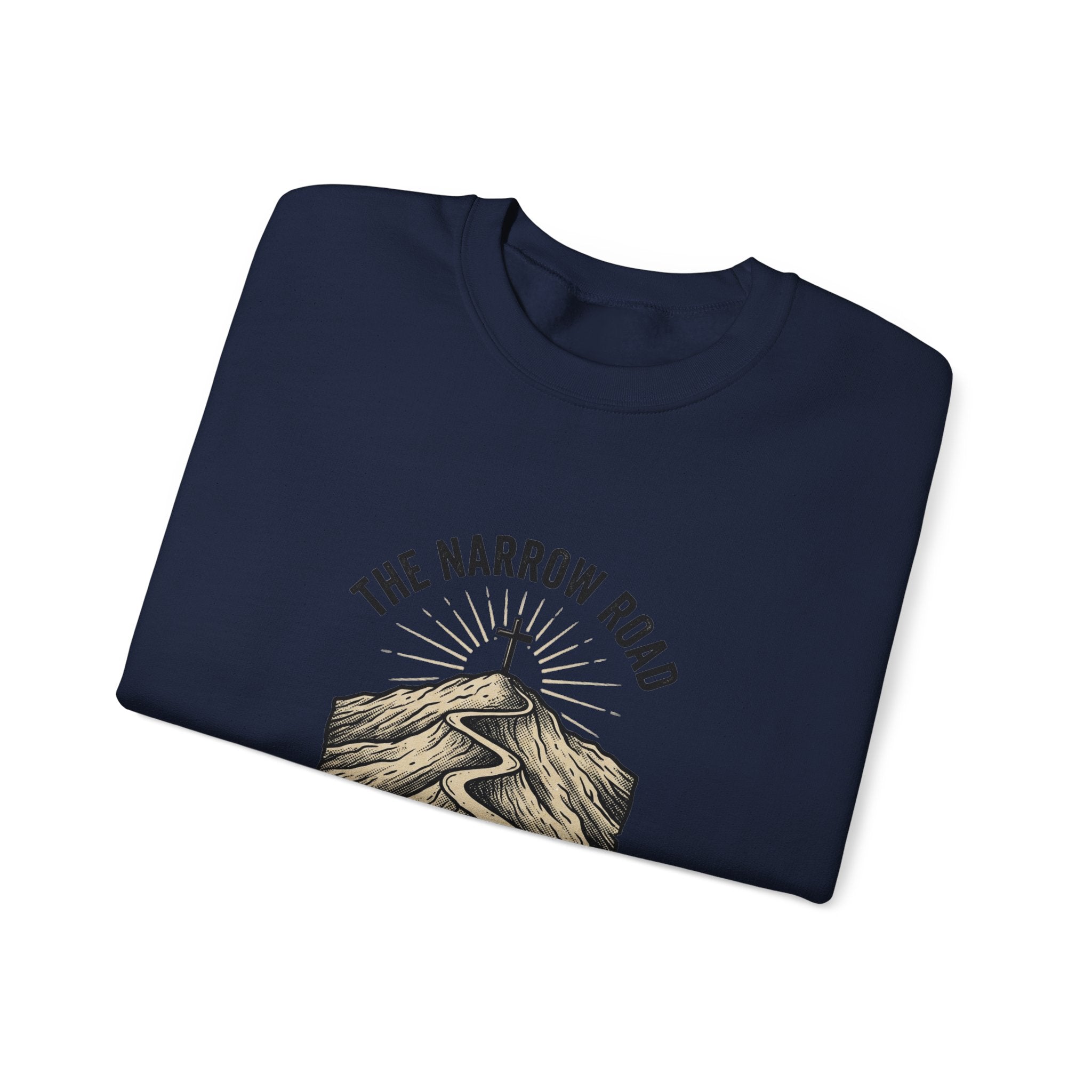 The Narrow Road Sweatshirt | Christian Streetwear, Matthew 7:14