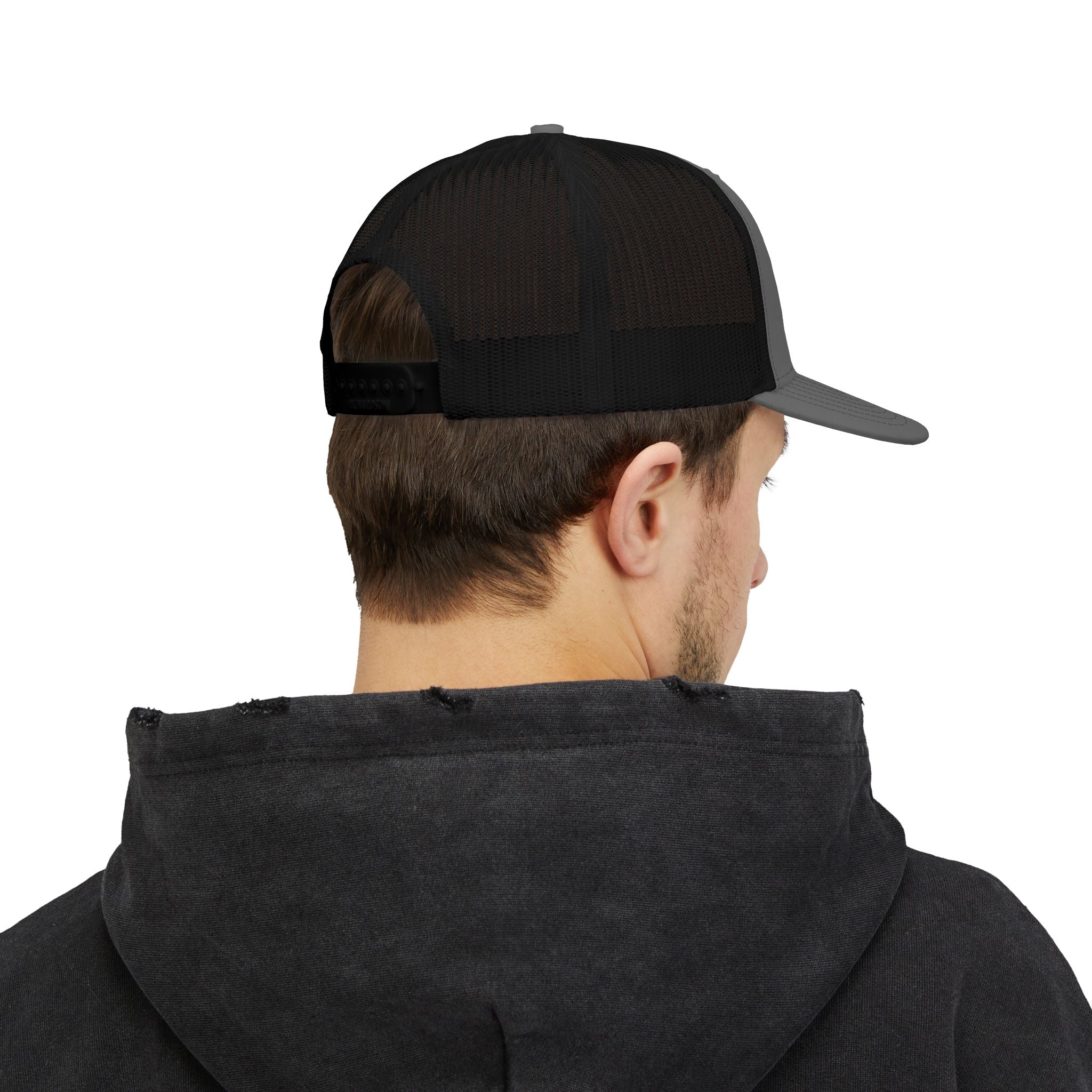 'Even If' Trucker Cap – Script Logo Snapback Hat