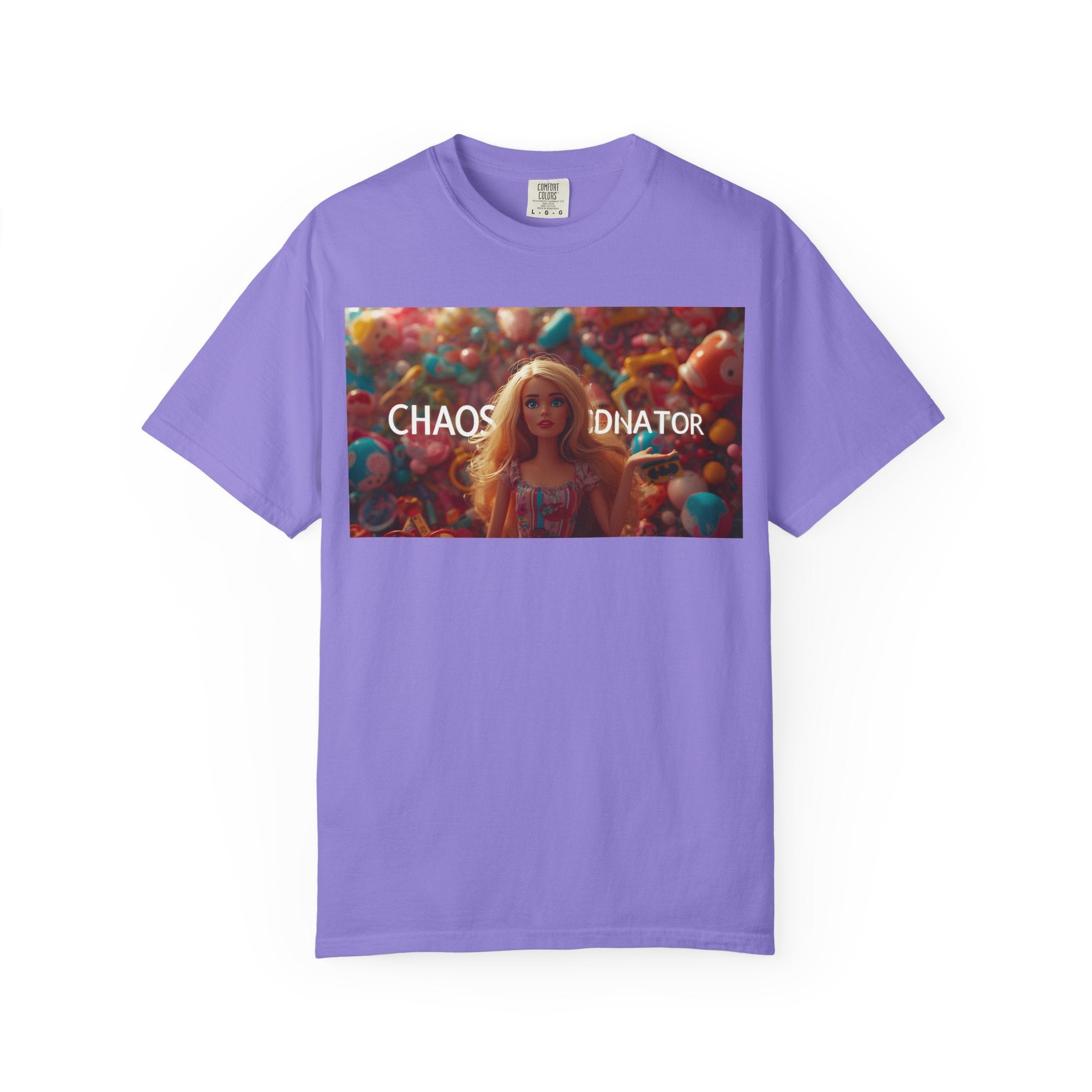 Chaos Coordinator Graphic T-Shirt — Barbie-Inspired Pop Art Tee
