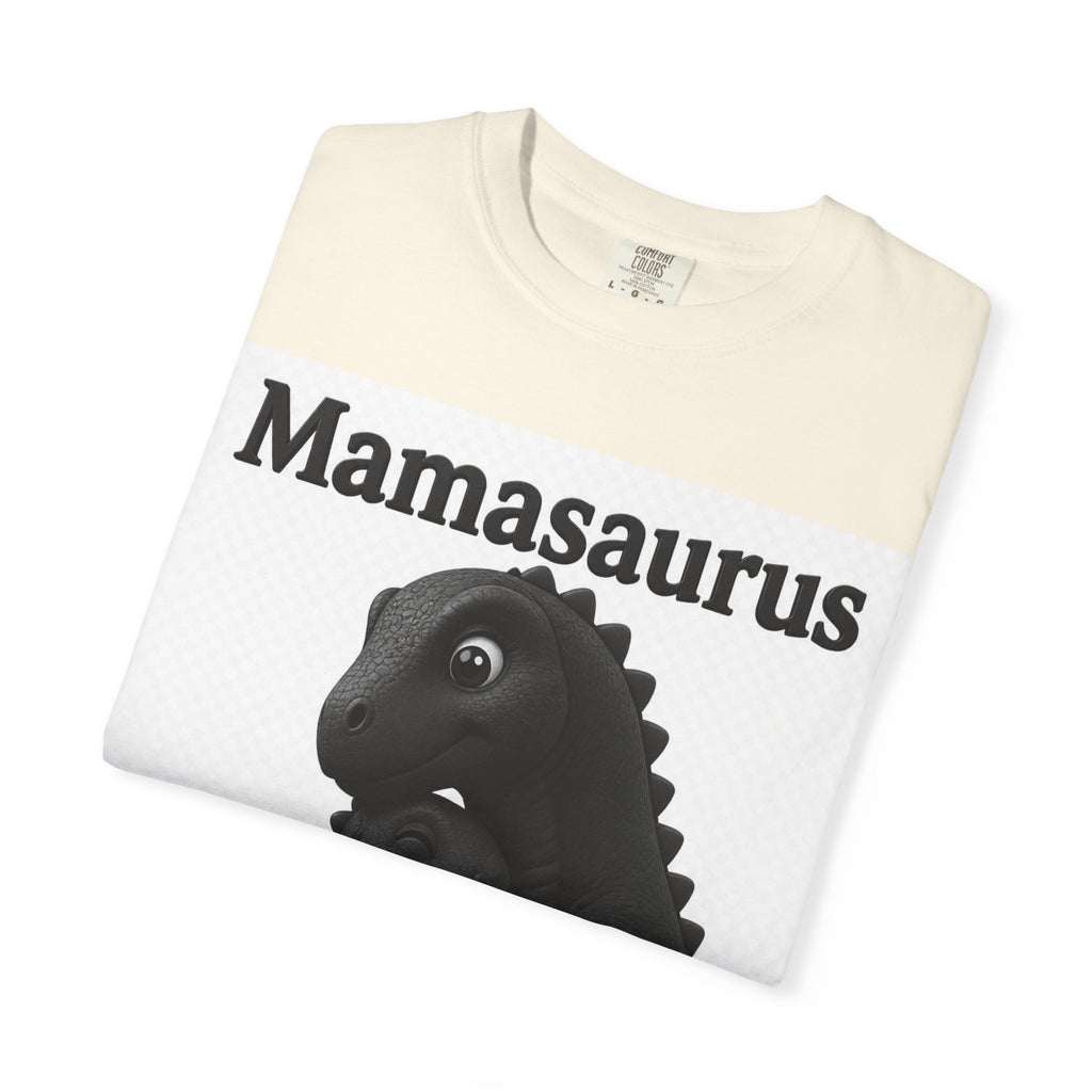 Mamasaurus T-Shirt — Cute Mama Dinosaur Graphic Tee for Mother's Day