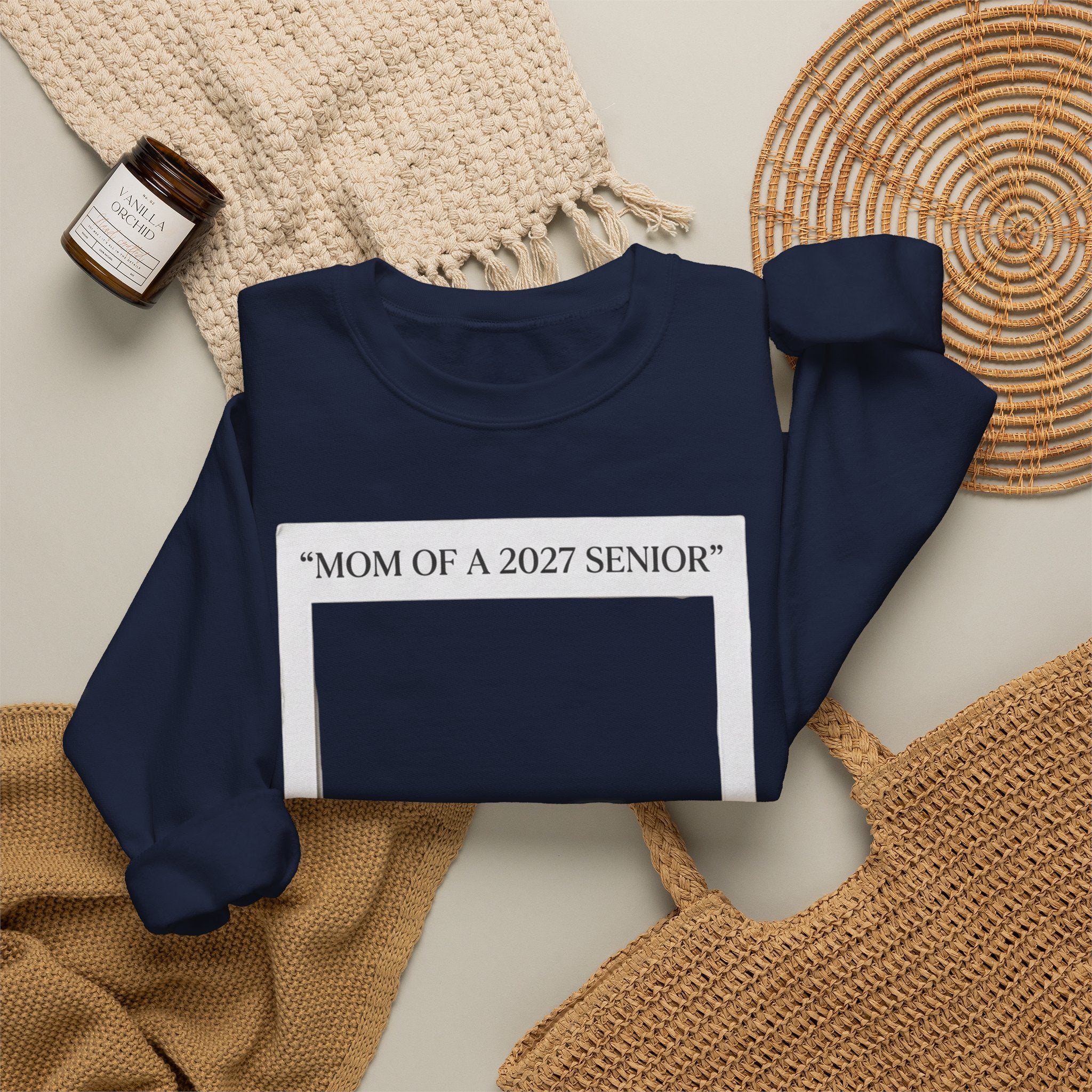Mom of a 2027 Senior Crewneck Sweatshirt — Proud Senior Mom Gift