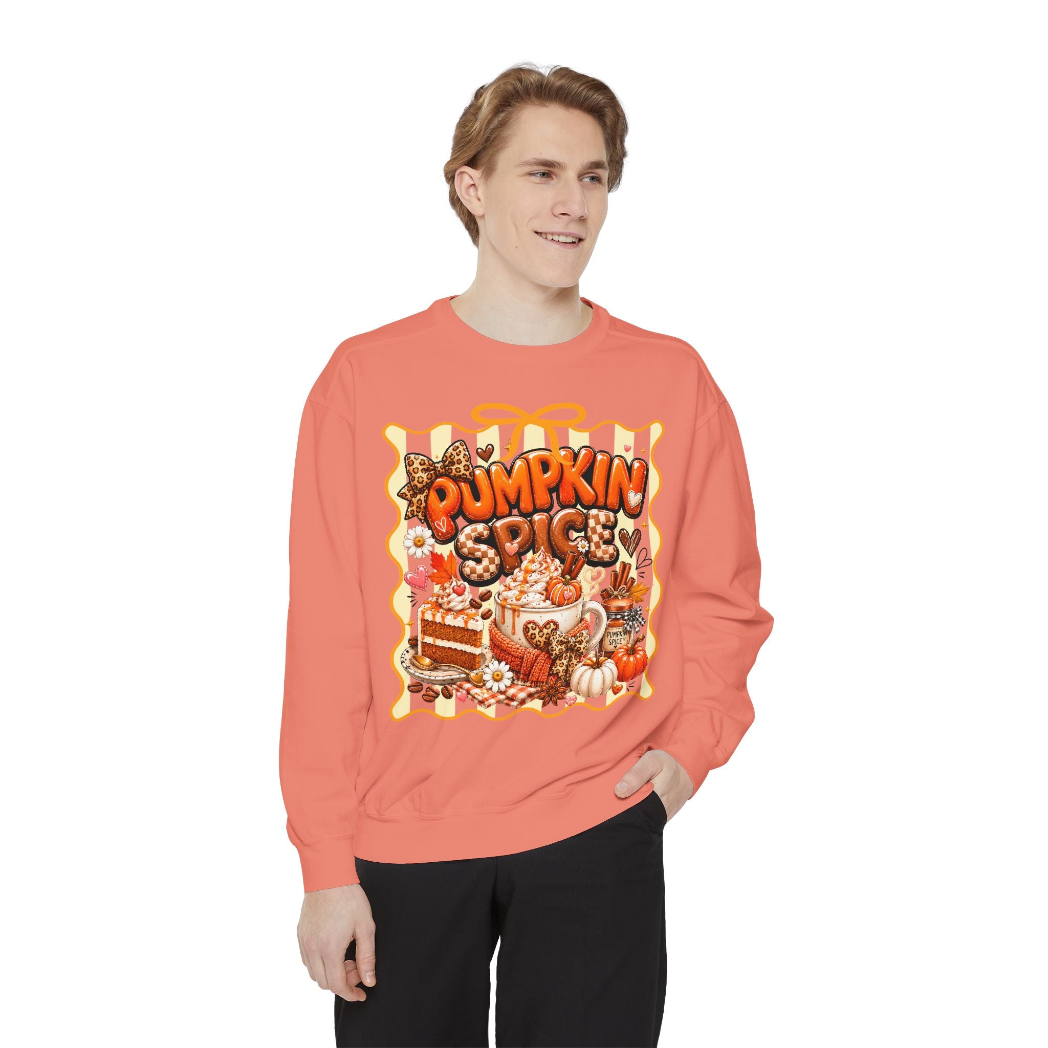 Pumpkin Spice Sweatshirt — Cozy Fall Autumn Graphic Pullover