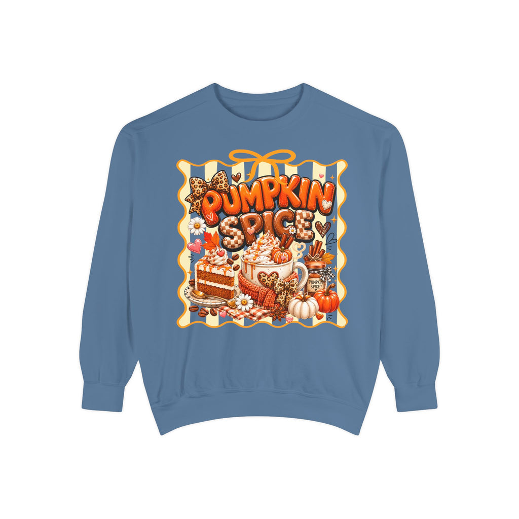 Pumpkin Spice Sweatshirt — Cozy Fall Autumn Graphic Pullover