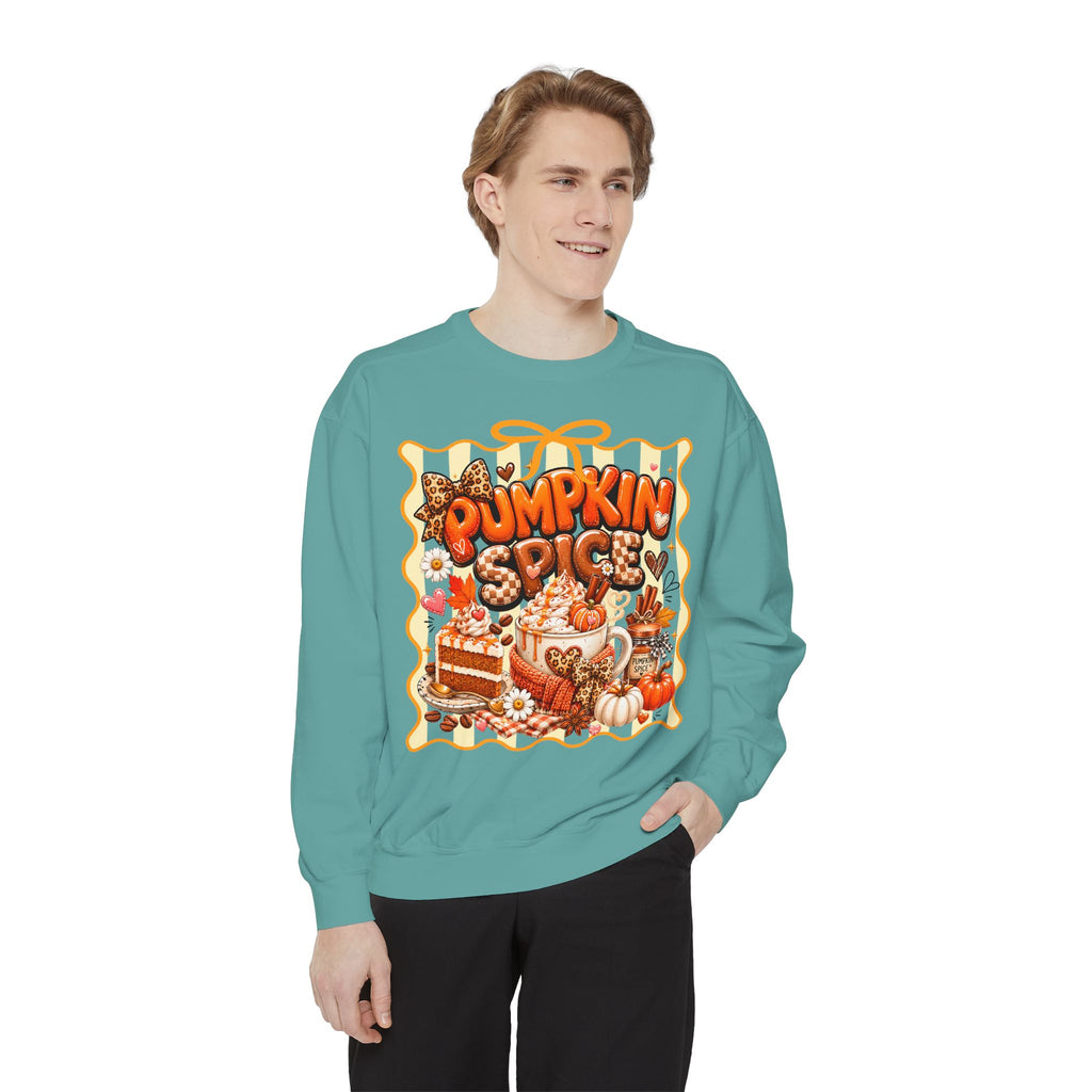 Pumpkin Spice Sweatshirt — Cozy Fall Autumn Graphic Pullover
