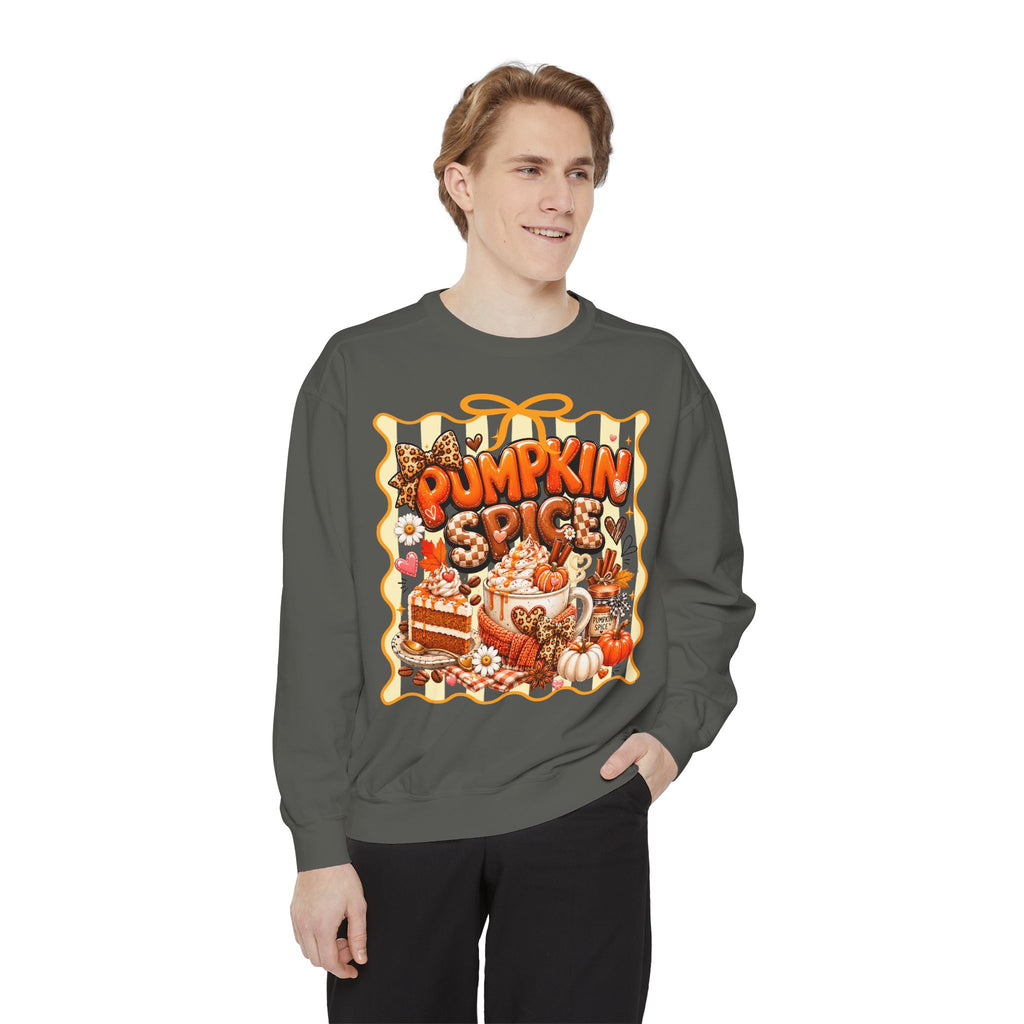 Pumpkin Spice Sweatshirt — Cozy Fall Autumn Graphic Pullover