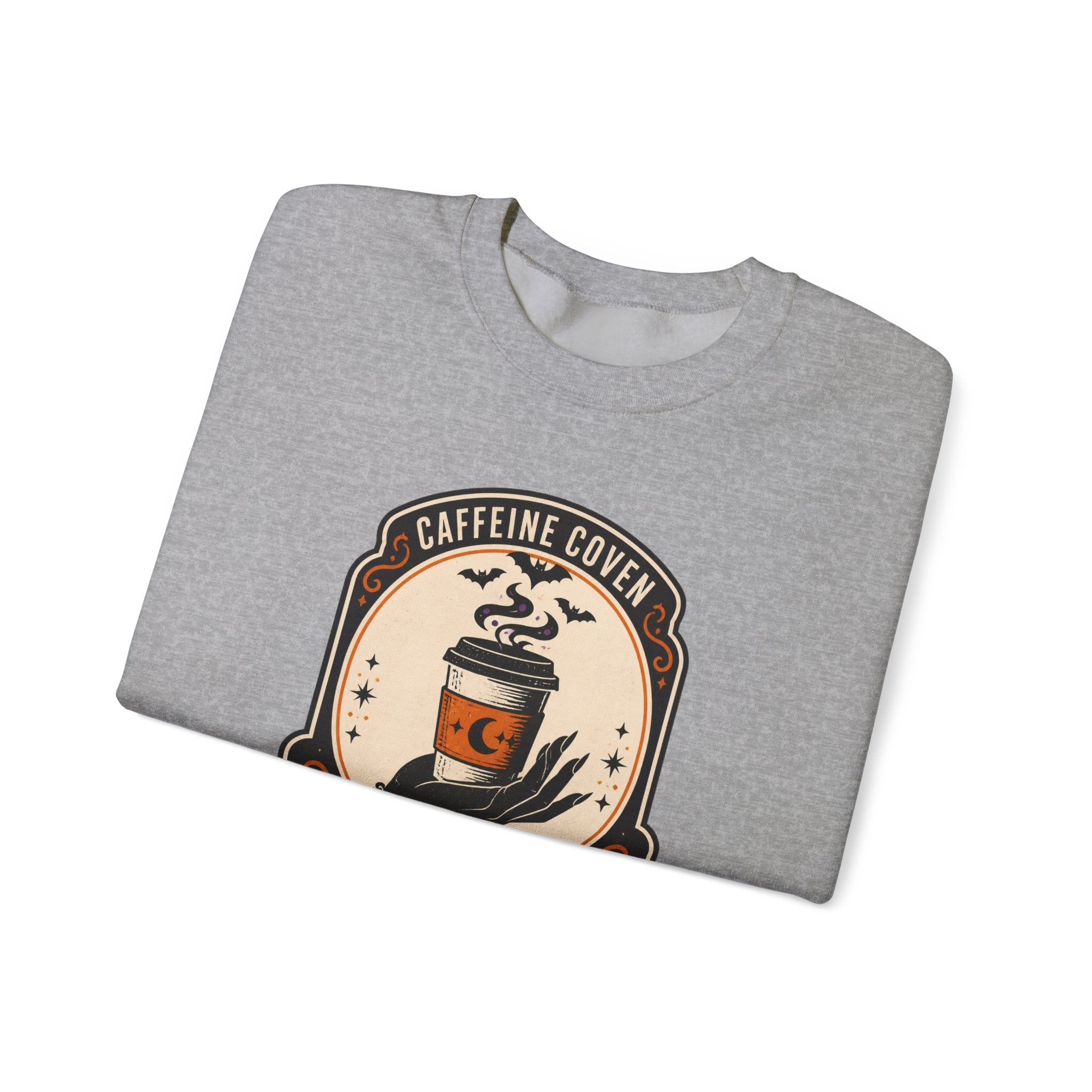 Momster Caffeine Coven Crewneck Sweatshirt | Halloween mom graphic