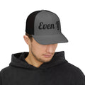 'Even If' Trucker Cap – Script Logo Snapback Hat