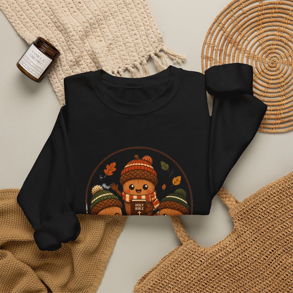 Grow in Him Sweatshirt | Christian Autumn, Fall Leaves Faith Apparel