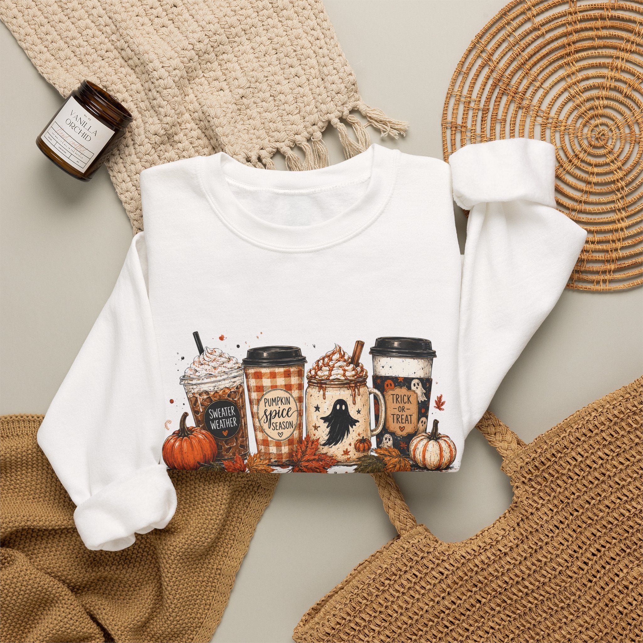 Fall Vibes & Coffee Sweatshirt